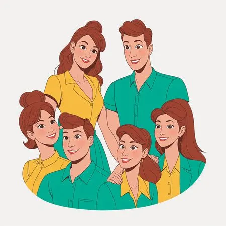 Free Family Portrait  AI Image