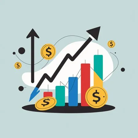 Free Financial Growth Chart  AI Image