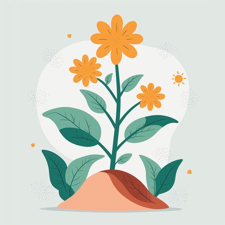 Free Fleurs en fleurs à l'extérieur  Image IA