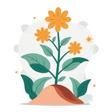 Free Flower Blooming Outdoors  AI Image