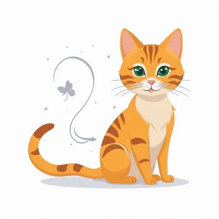 Free Gato ruivo fofo  Imagem de IA