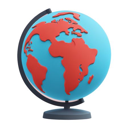 Free Globe Continents  AI Image