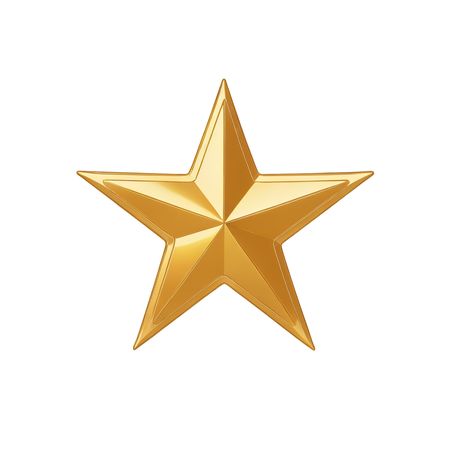Free Gold Star  AI Image