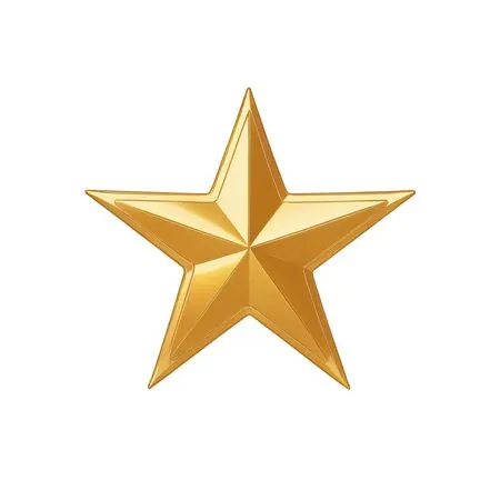 Free Gold Star  AI Image