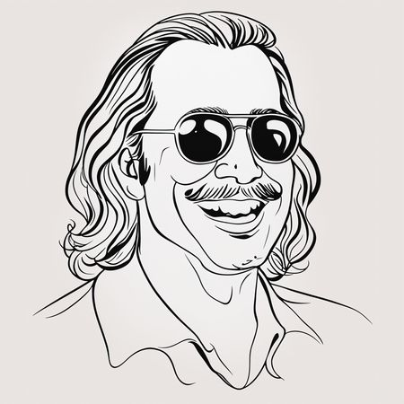 Free Hombre sonriente con gafas de sol  Imagen AI
