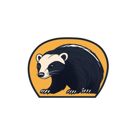Free Honey Badger  AI Image