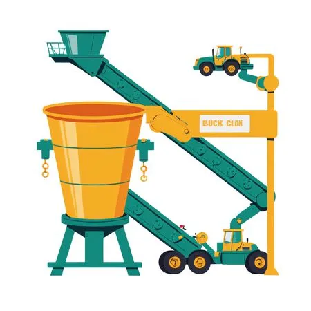 Free Industrial Construction Machinery  AI Image
