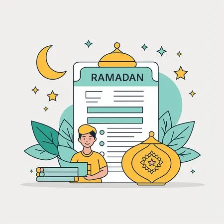 Free Man Celebrating Ramadan  AI Image