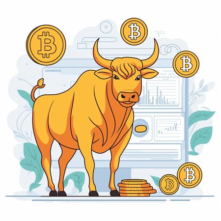 Free Marché haussier des cryptomonnaies  Image IA