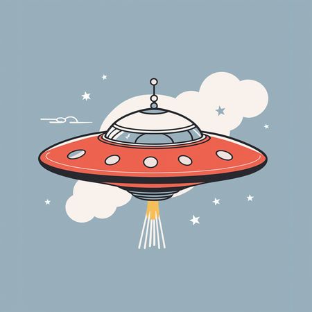 Free Un OVNI en vuelo  Imagen AI