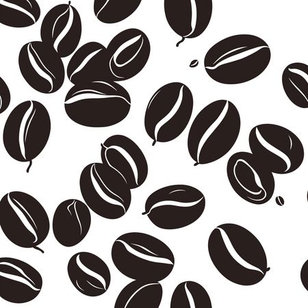 Free Pattern Of Coffee Beans  AI Image