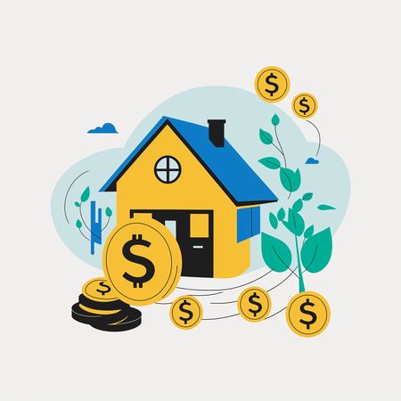 Free Real Estate Investment And Financial Growth  AI Image