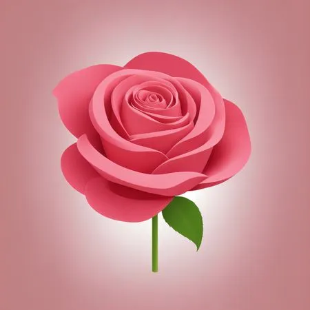 Free Une rose  Image IA