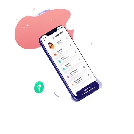 Free Service App Interface With Profile View  AI Image