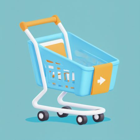 Free Shopping Cart  AI Image