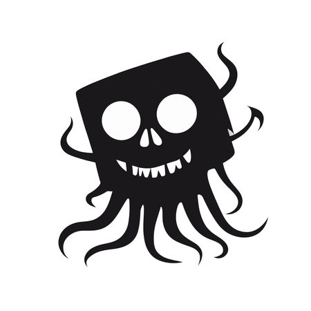 Free Skull Monster With Tentacles  AI Image