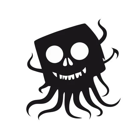 Free Skull Monster With Tentacles  AI Image