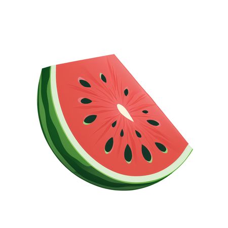 Free Slice Of Watermelon  AI Image