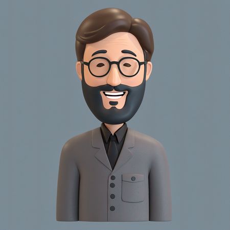 Free Smiling Male In A Suit  AI Image