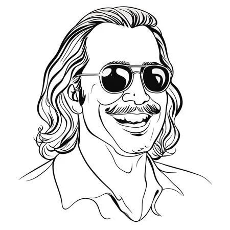 Free Smiling Man With Sunglasses AI Image