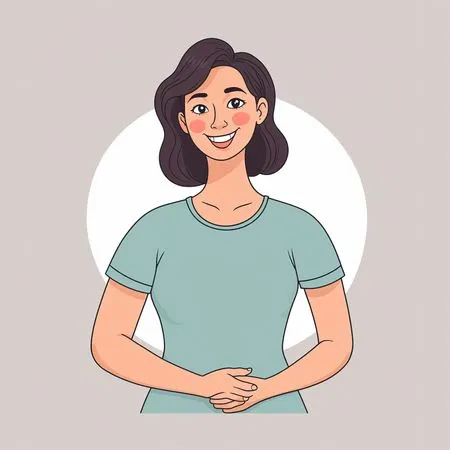 Free 笑顔の女性  AI画像