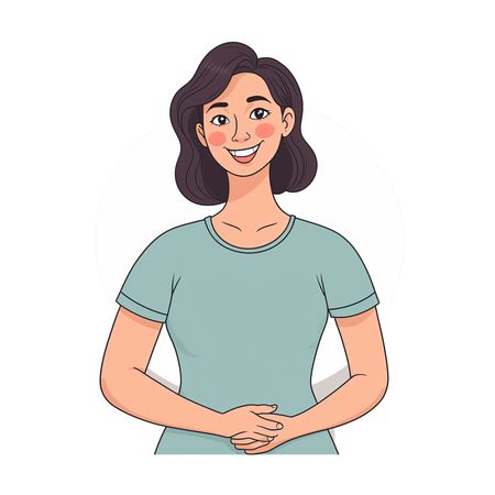 Free Smiling Woman  AI Image