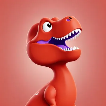 Free T-Rex dinosaur  AI Image