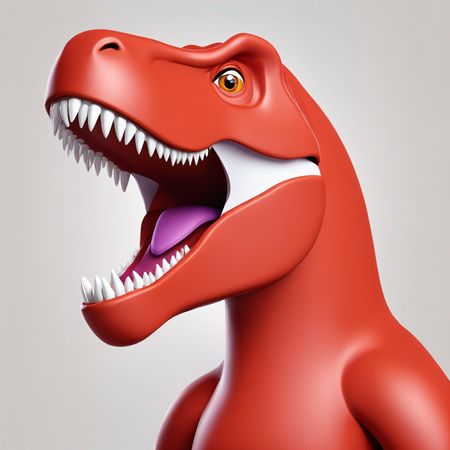 Free T-Rex dinosaur  AI Image