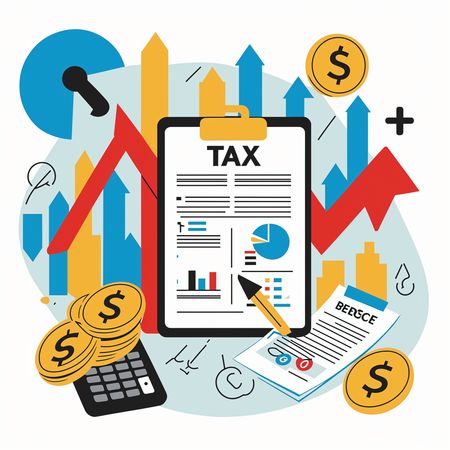 Free Tax And Financial Growth  AI Image