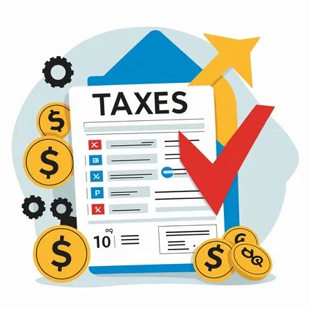 Free Tax Document With Financial plans  AI Image