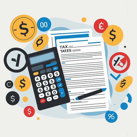 Free Tax Documents With  Calculator  AI Image