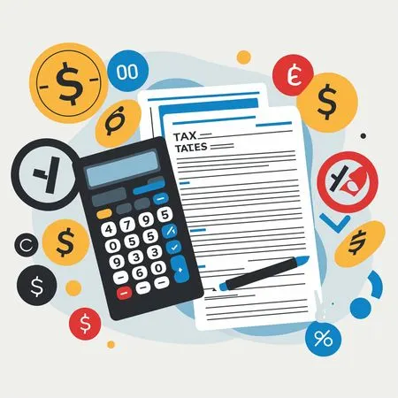 Free Tax Documents With  Calculator  AI Image