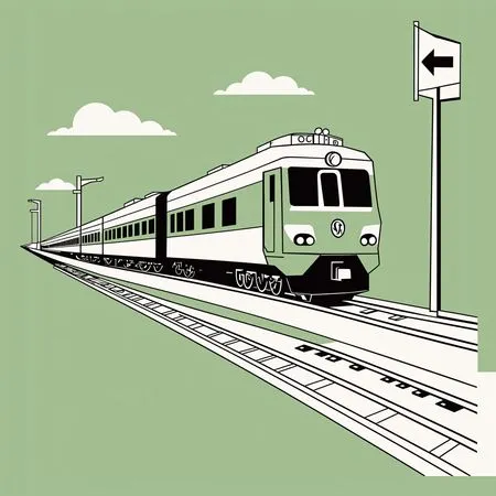 Free Train  AI Image