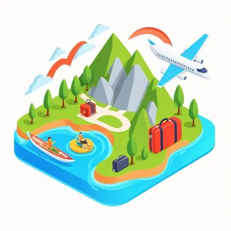 Free Viajes a la isla con actividades al aire libre  Imagen AI