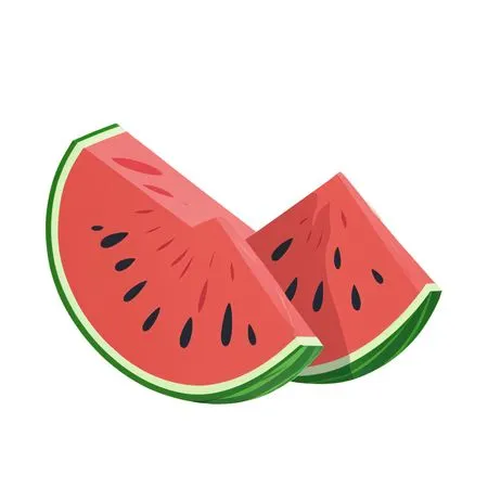 Free Watermelon Slices  AI Image