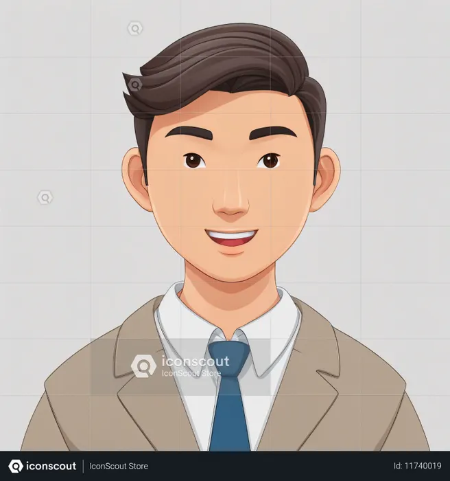 A Smiling Businessman  AI Image