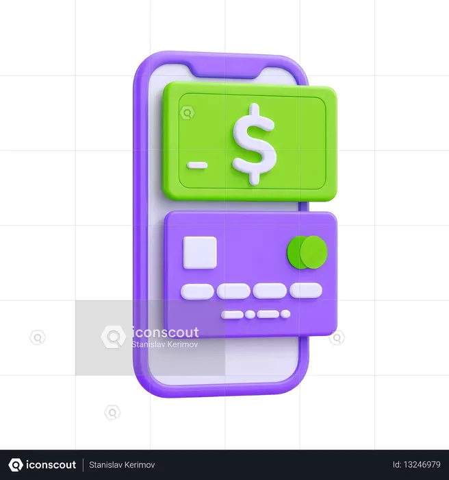 AI App Cards  3D Icon