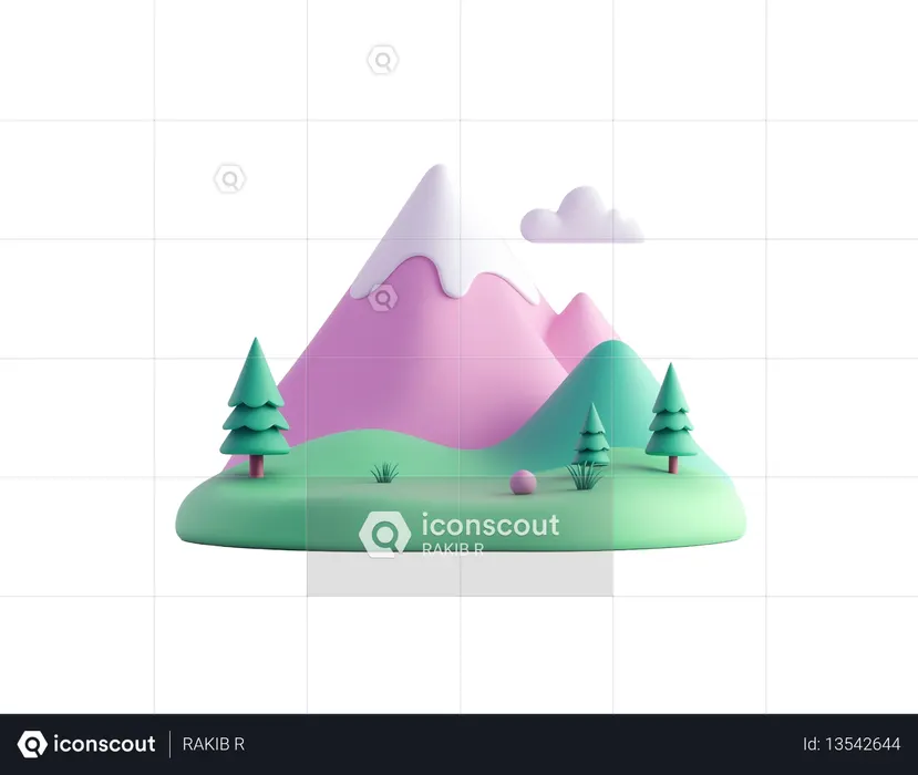 AI Berglandschaft  Bild