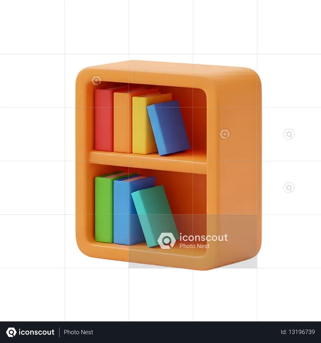 AI Estante de madeira  Imagem