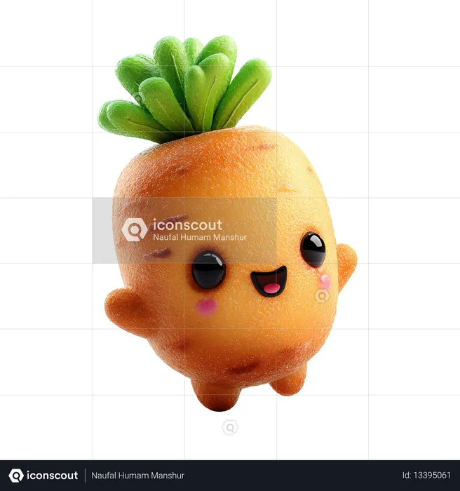 AI Ginger  3D Icon