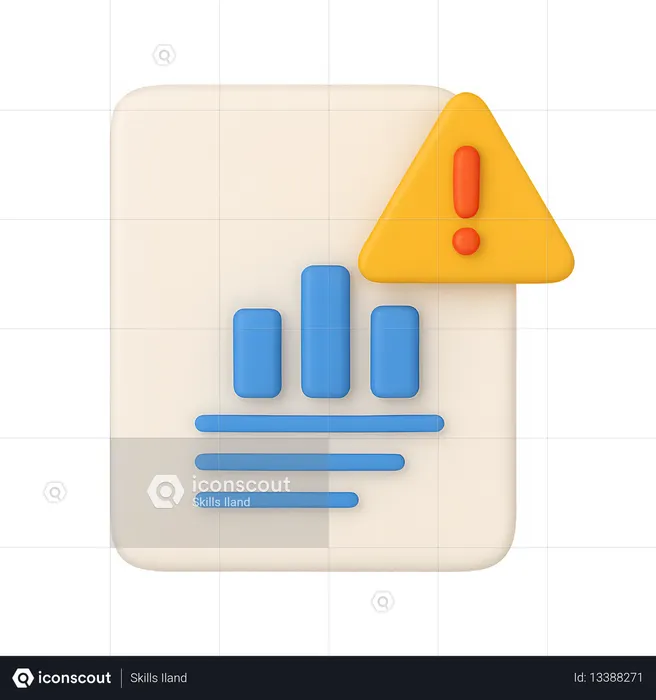 AI Growth Alert  3D Icon