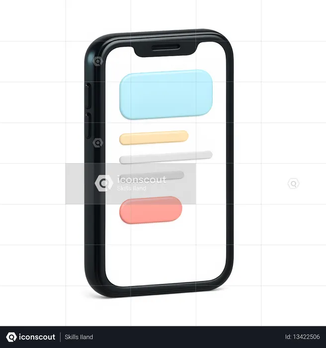 AI Interface du smartphone  Image IA