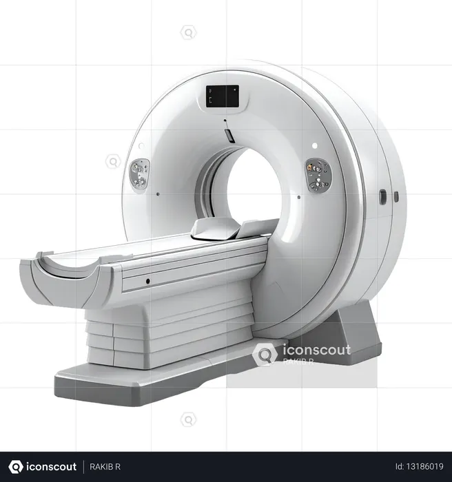 AI Mri Scan Machine  3D Icon