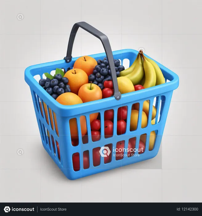 Cesta con frutas  Imagen AI