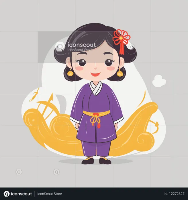 Chinese Woman  AI Image