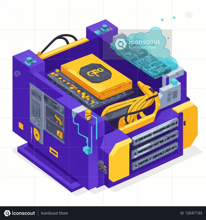 Computer Motherboard Setup  AI Image
