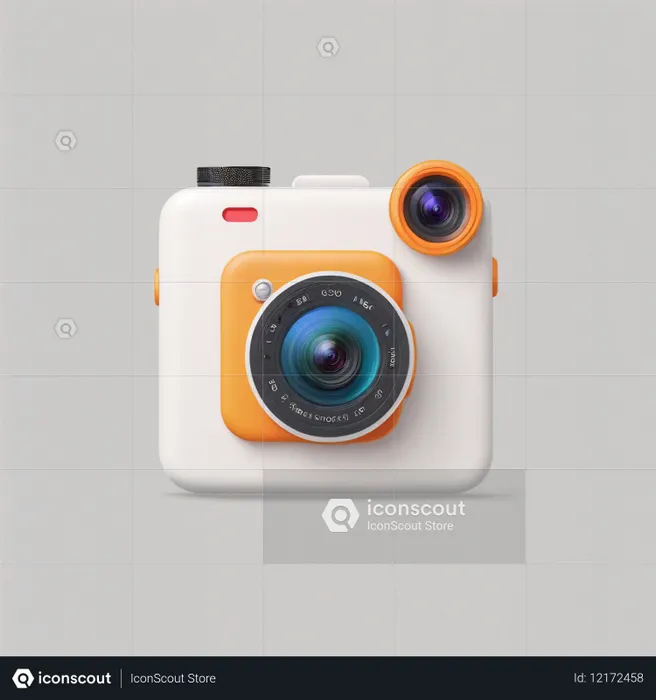 Digital Camera With Dual Lenses  AI Image