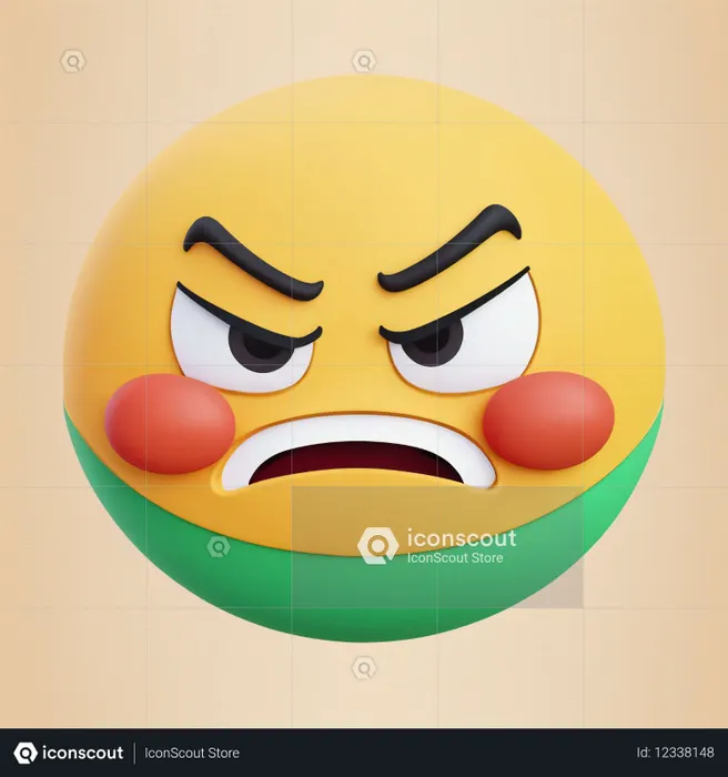 Emoji irritado Emoji Imagem de IA