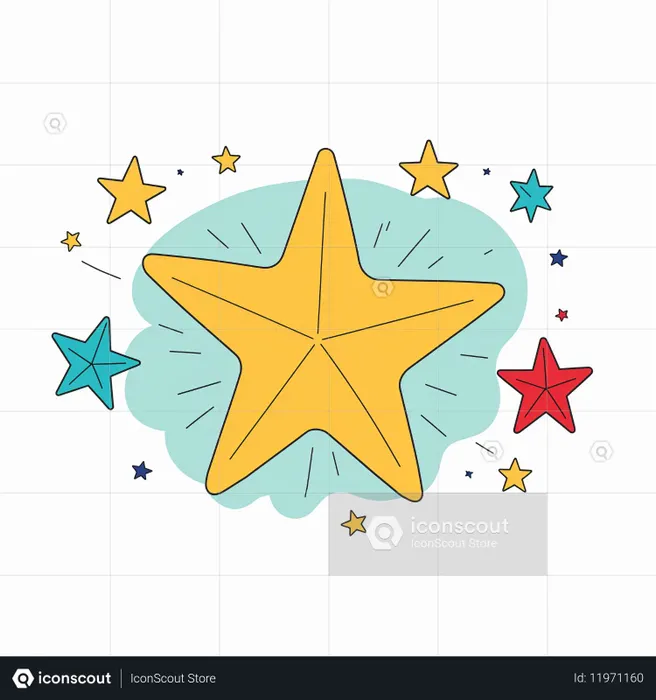 Estrella juguetona  Imagen AI