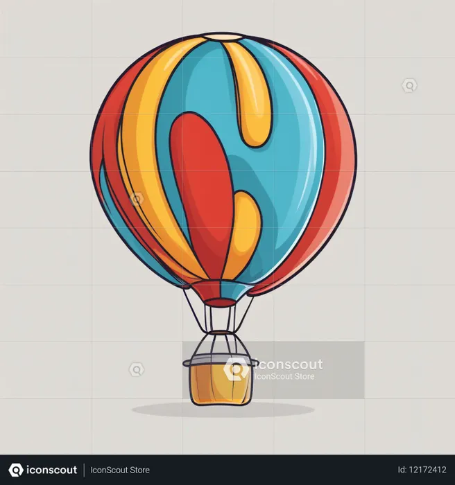 Hot Air Balloon  AI Image